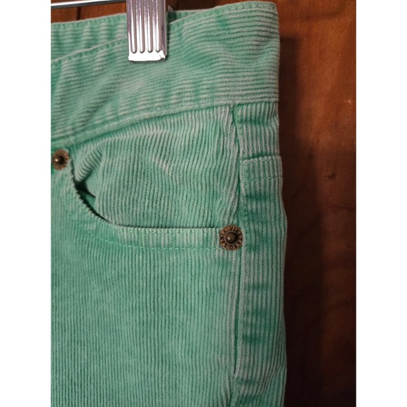 VINEYARD VINES- Girls Corduroy Pants Teal Green Straight Leg Casual - Size 7 - Picture 3 of 8